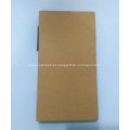 Conjunto de canetas promocionais papel reciclado Notebook